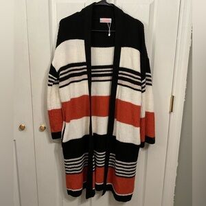 C+D+M duster cardigan. Wide sleeves. Size M.